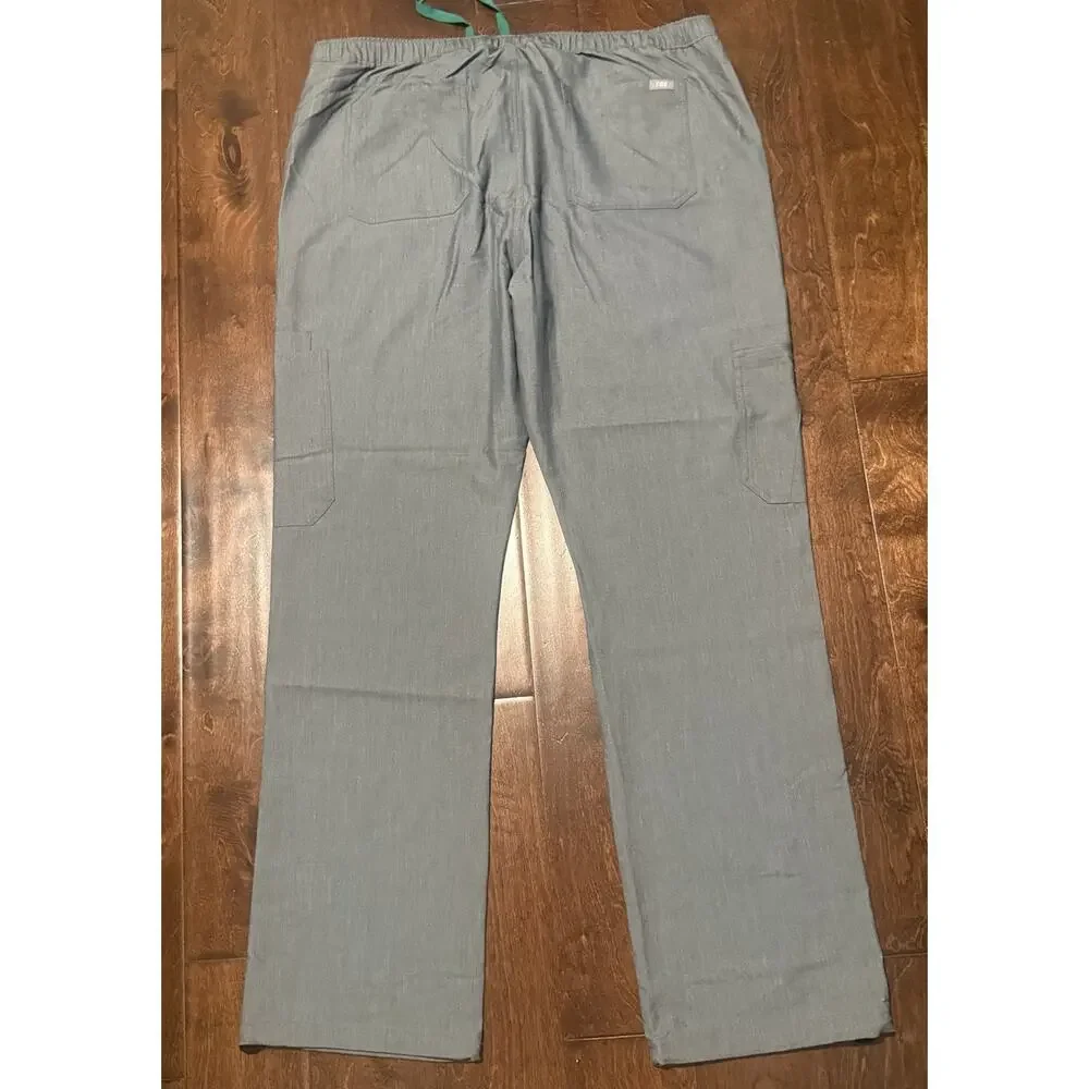 FIGS Cairo Mens 2XL Gray Cargo Scrub Pants TM3001 Technical Collection NWT